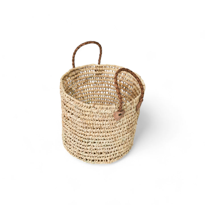 rattan baskets circle shape - L