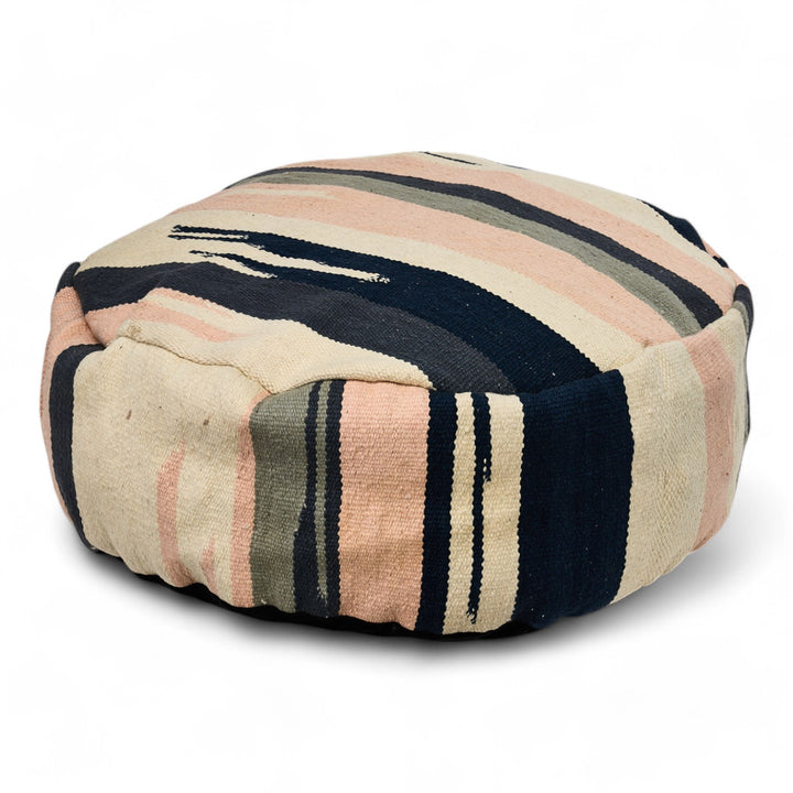 Cotton Pouffe - Round Large Style 03