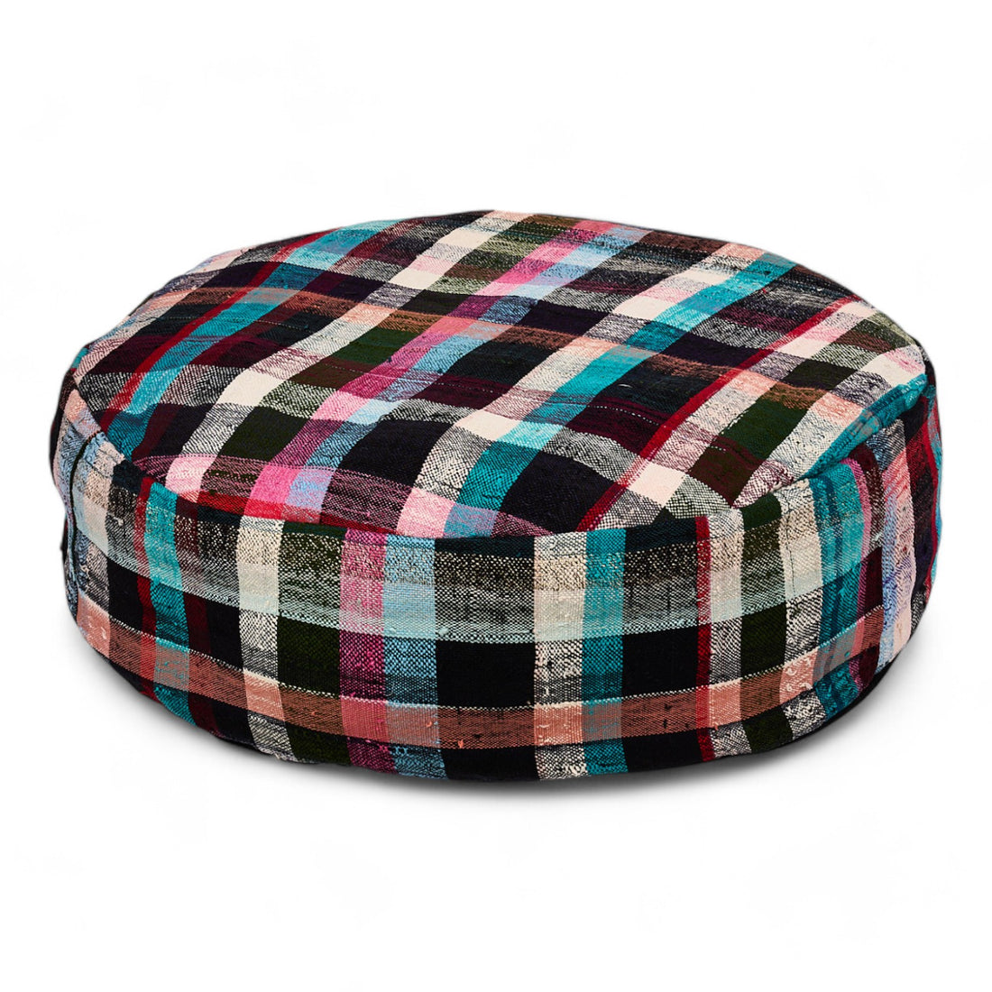 Cotton Pouffe - Round Large Style 09