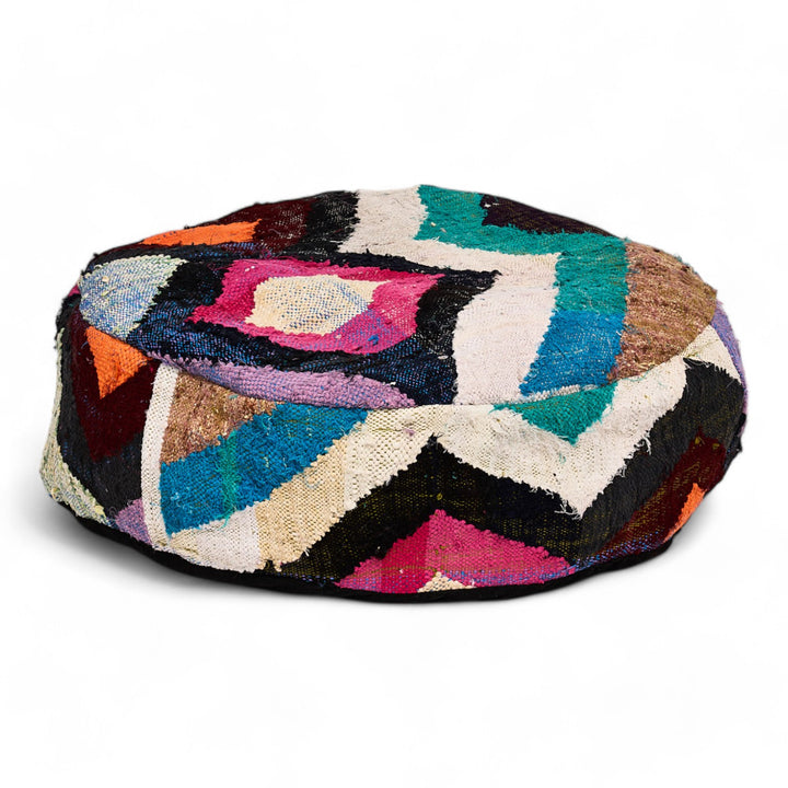 Cotton Pouffe - Round Large Style 15