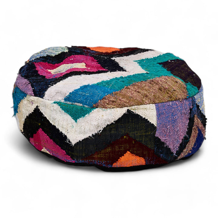 Cotton Pouffe - Round Large Style 17