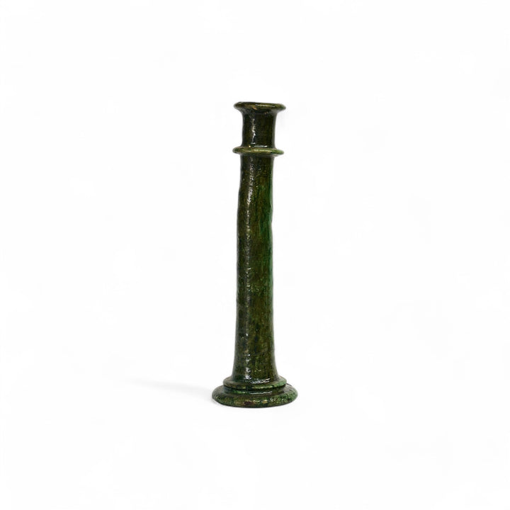 Candle holder -plain candle holder 58cms green Tamegroute L