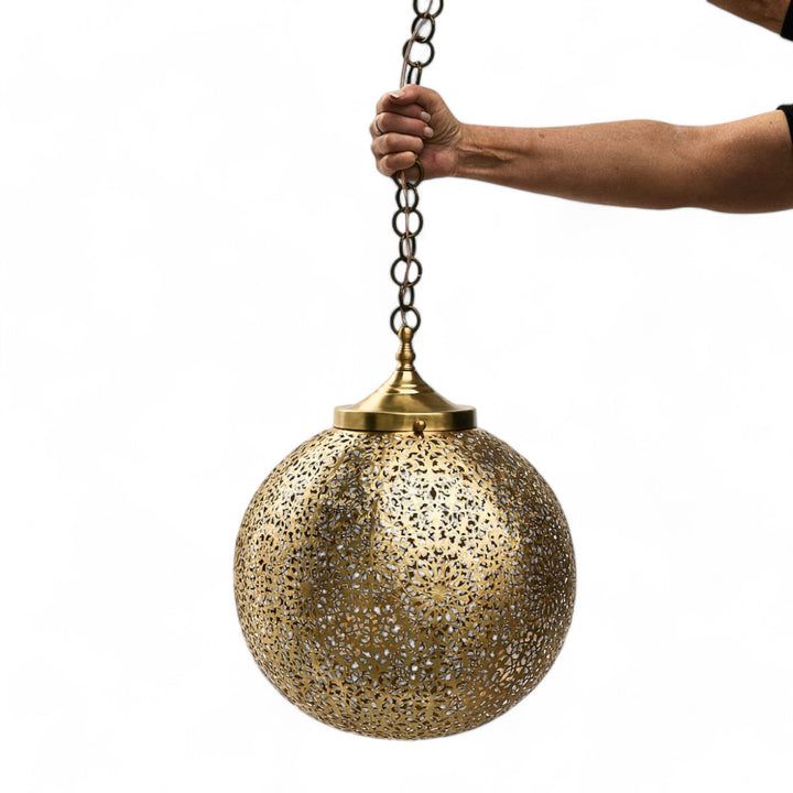 Pendant -Brass hanging light 35cm S