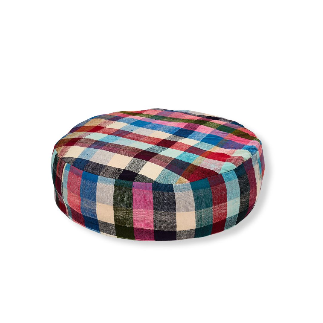 Cotton Pouffe - Round Large