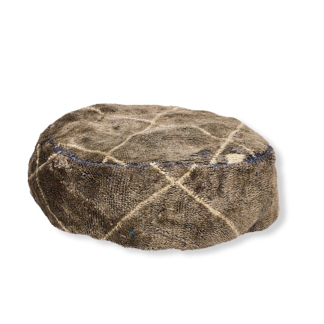 Wool Pouffe - Round Large