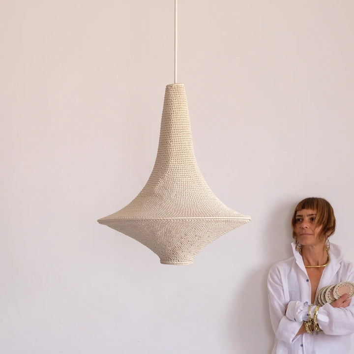 Wahad (single ring)  Lampshade Large Clay