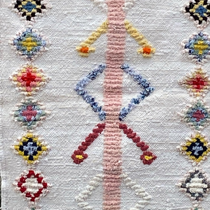 Bath rug hand woven 06 - 90 x 50 cms